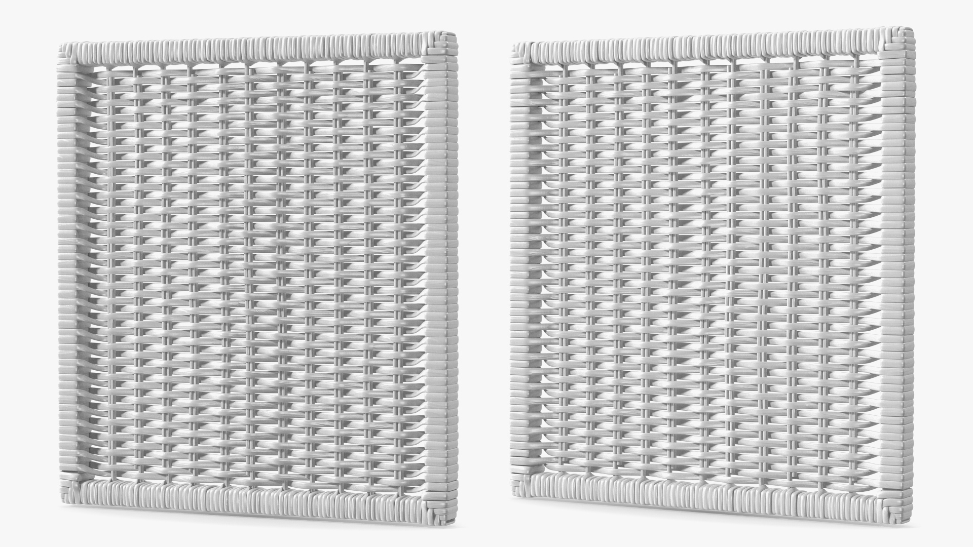 3D Rattan Panel White model