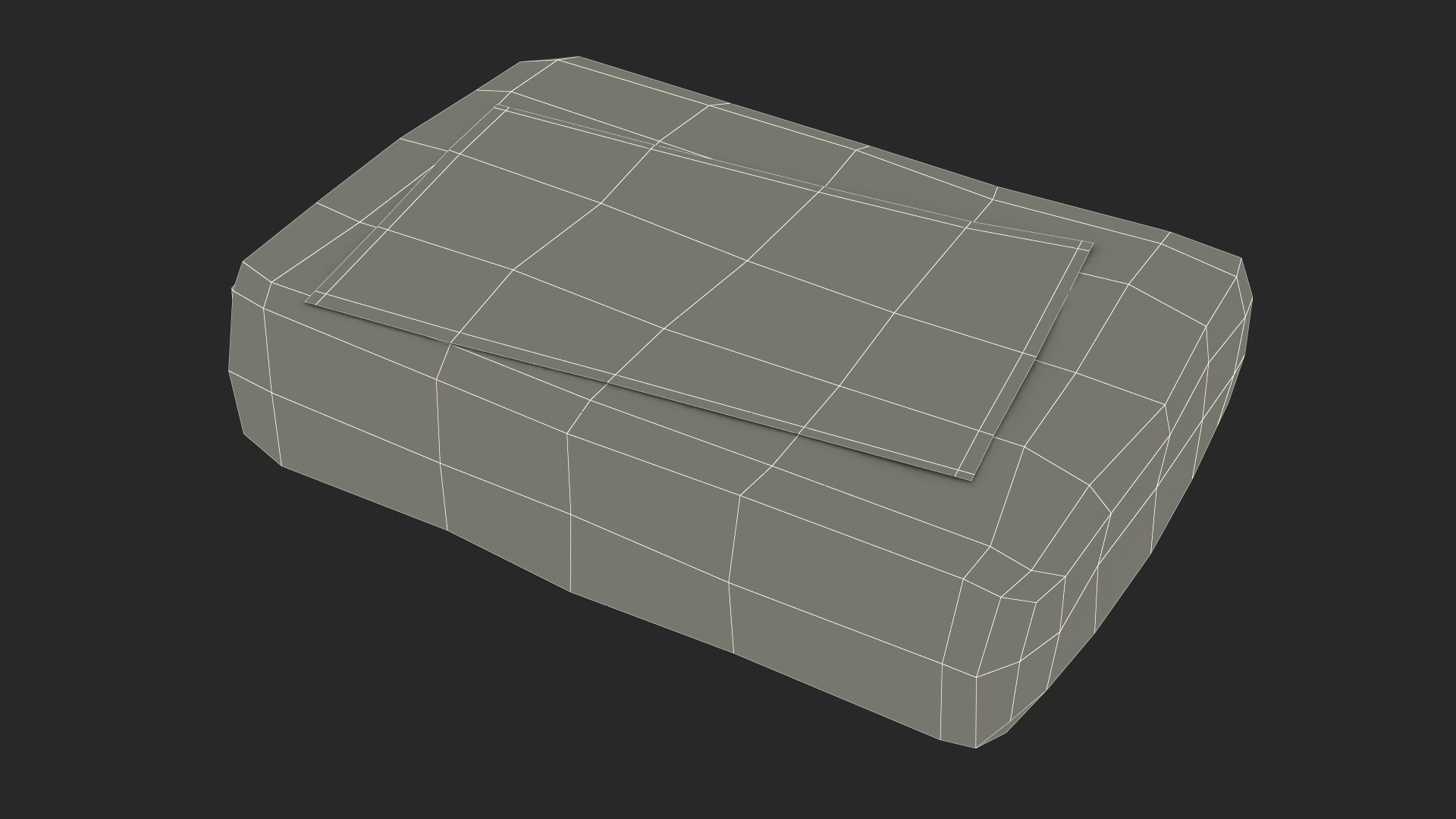 3D Cocaine Package in Case model