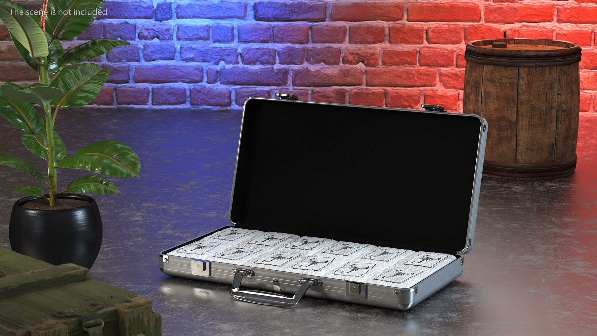 3D Cocaine Package in Case model