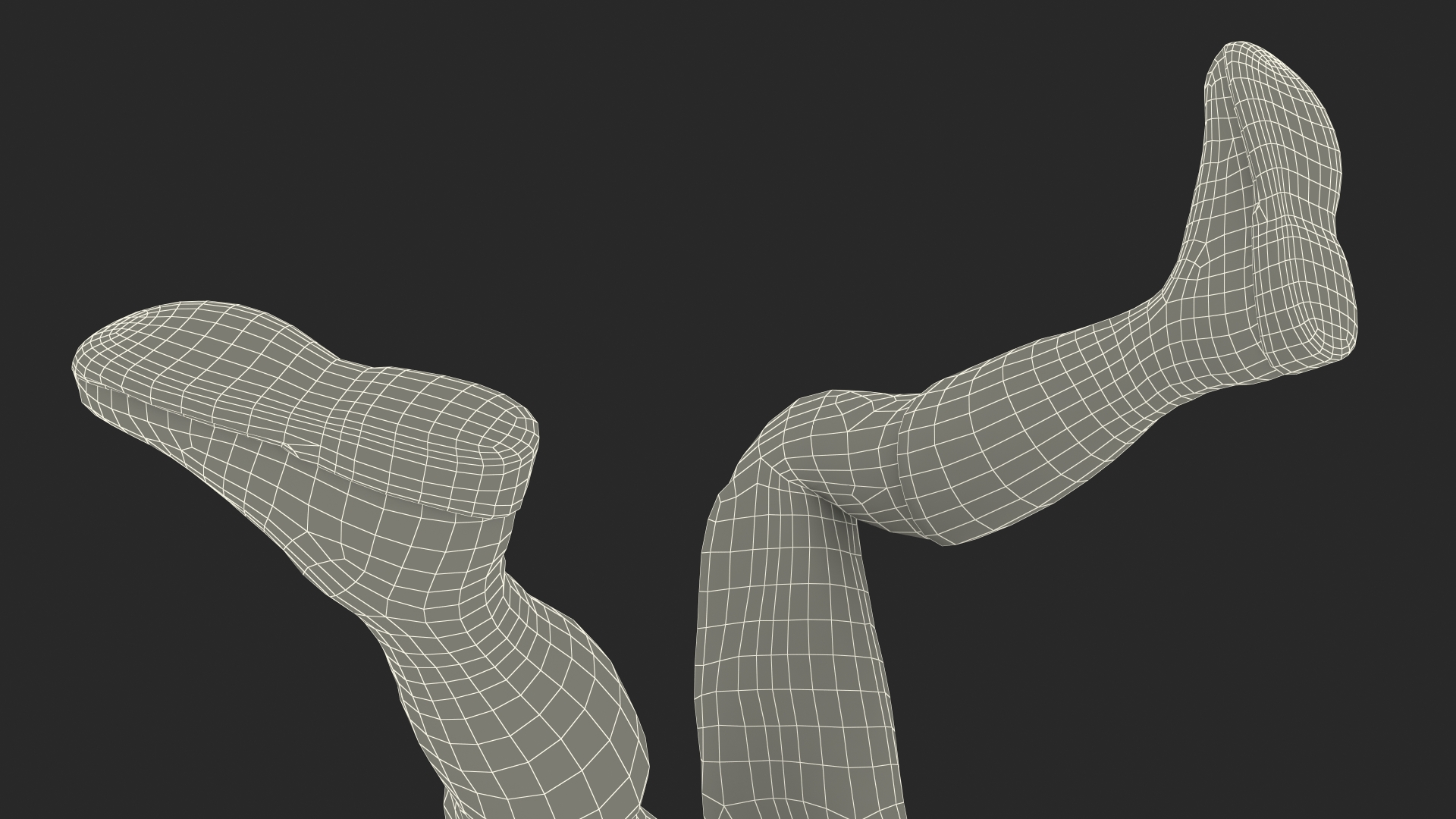 Superhero Wearing Black Suit Fighting Pose 3D