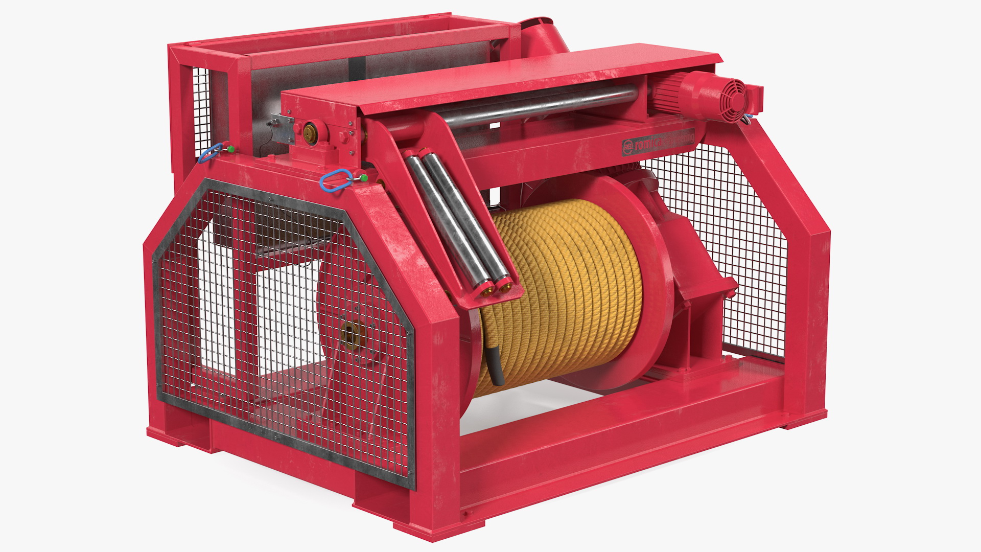3D Wire Rope Hydraulic Mooring Winch model