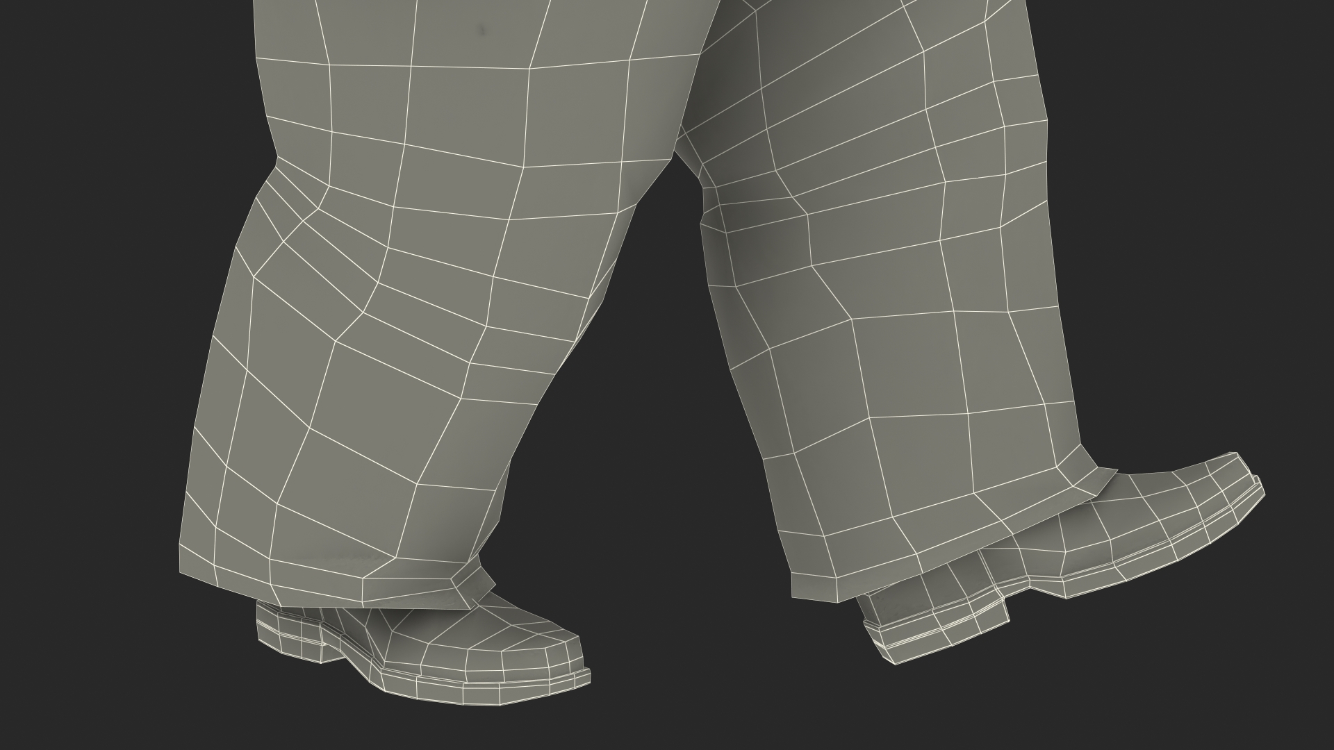 Cartoon Kim Jong Un Walk 3D model