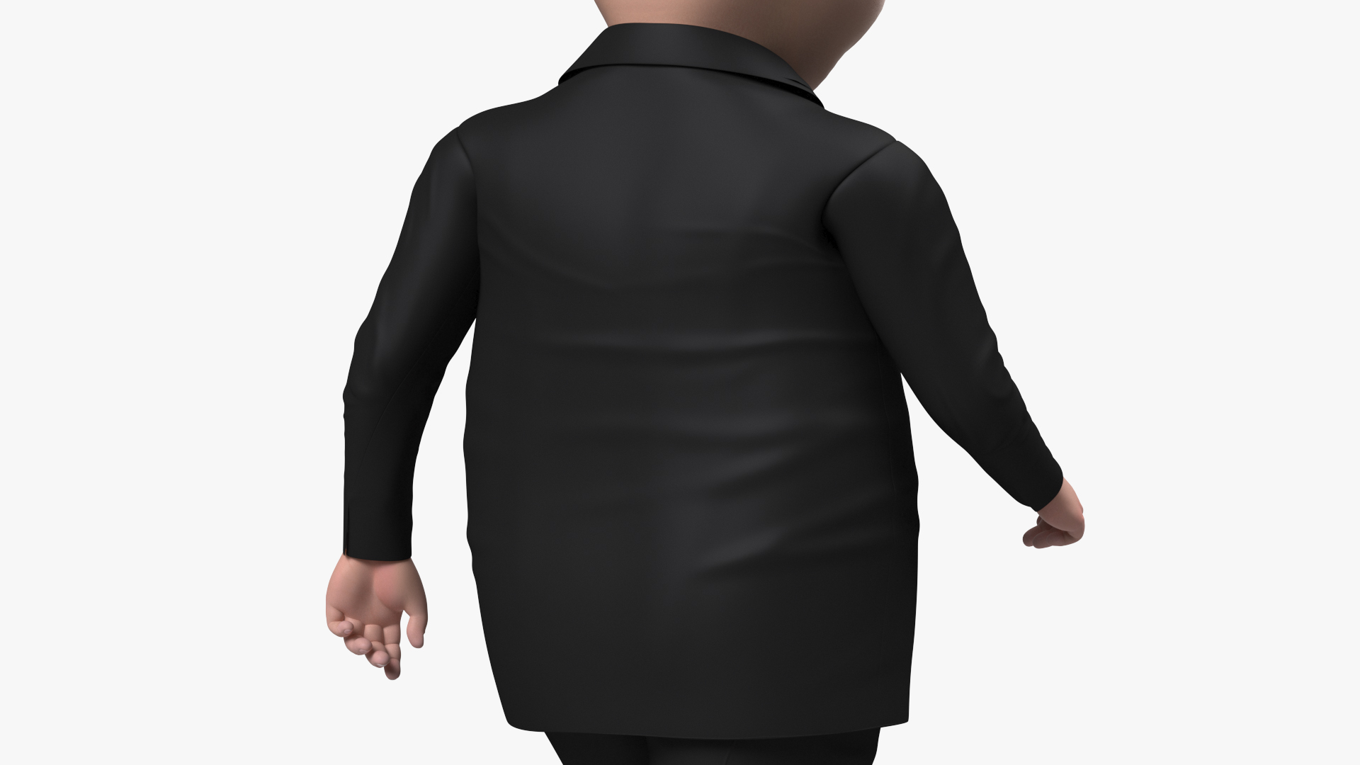Cartoon Kim Jong Un Walk 3D model