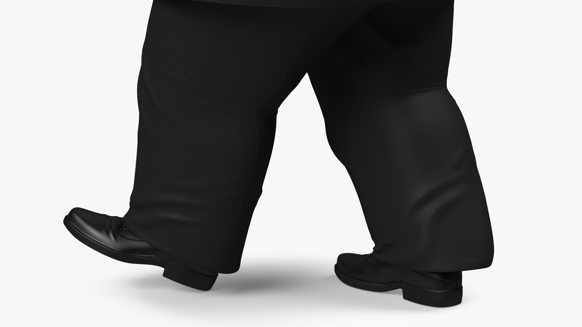 Cartoon Kim Jong Un Walk 3D model