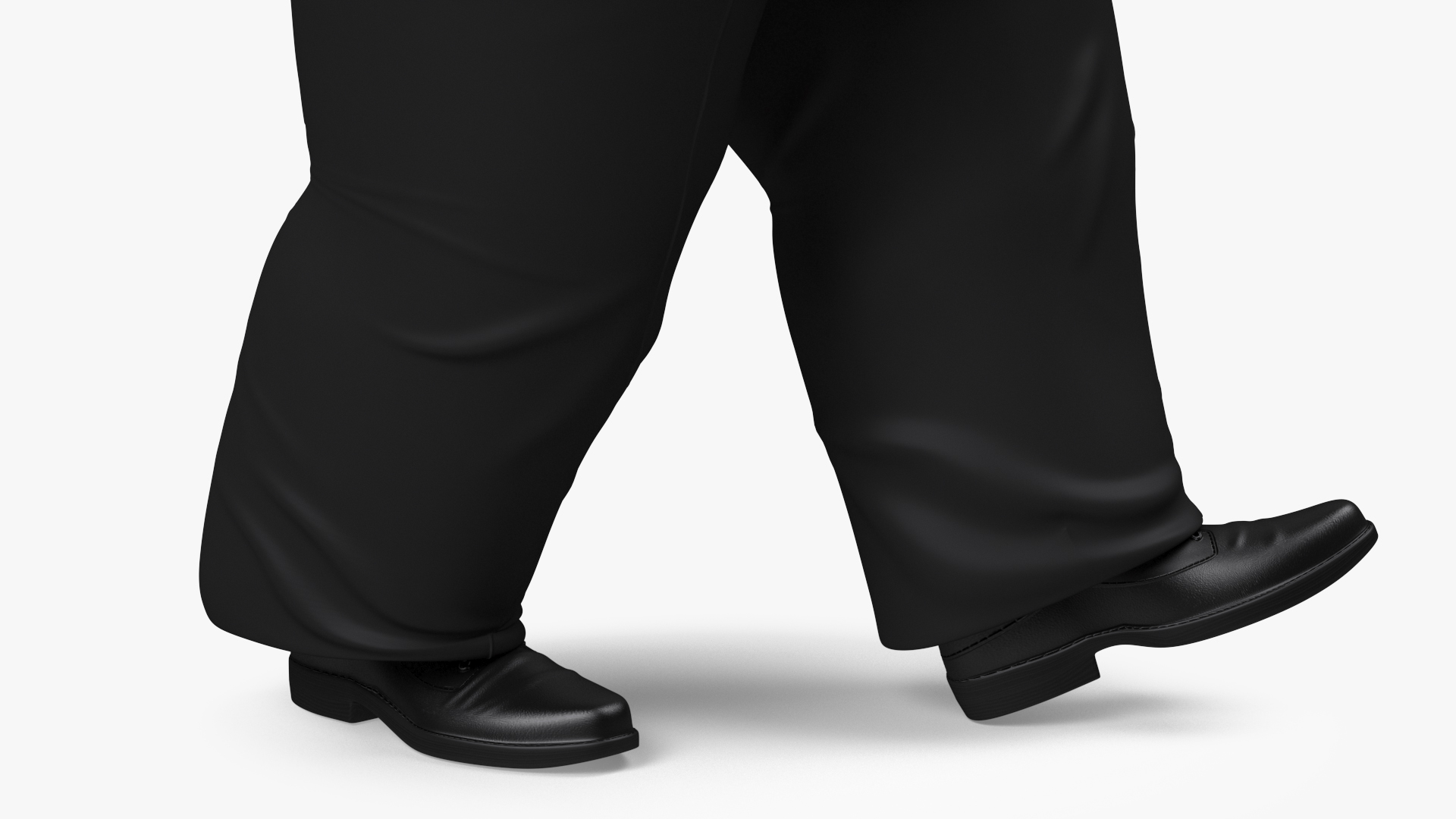Cartoon Kim Jong Un Walk 3D model