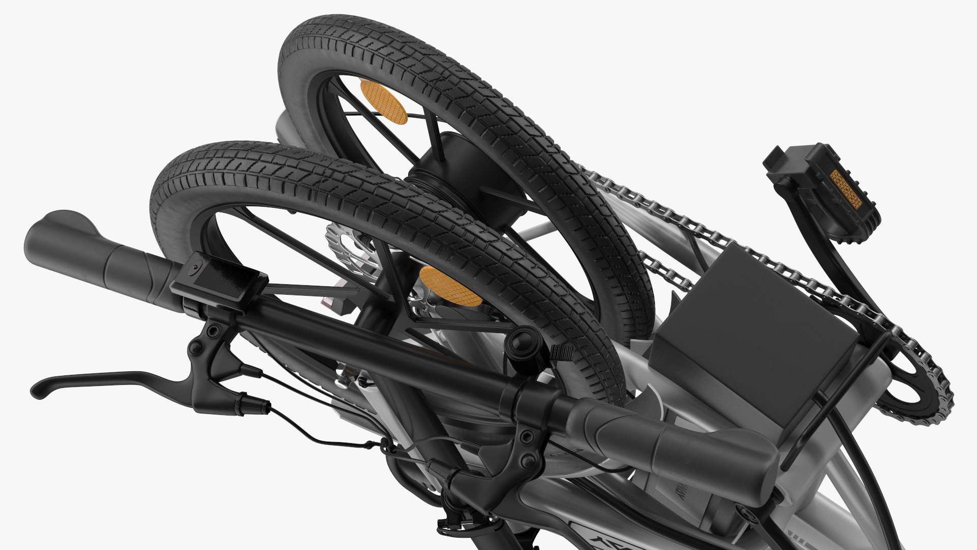 3D model Electric Bike Colorway White Folded