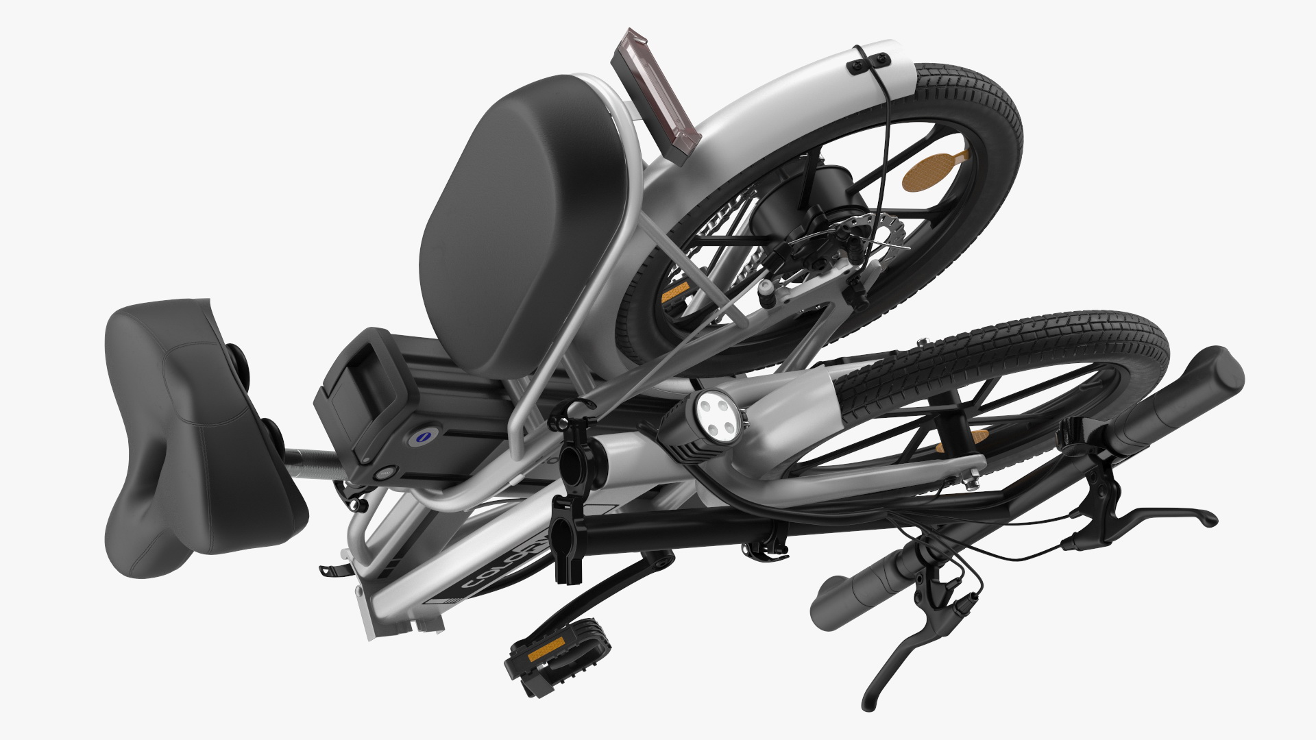3D model Electric Bike Colorway White Folded