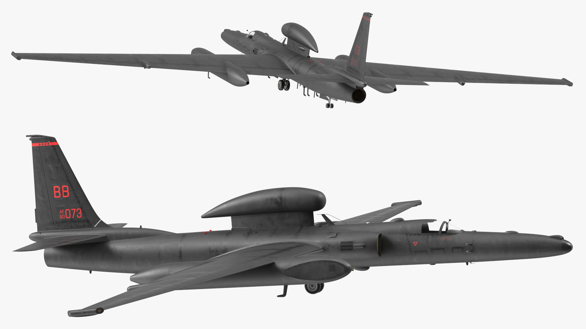 U_2 Dragon Lady Aircraft Simple Interior Rigged 3D