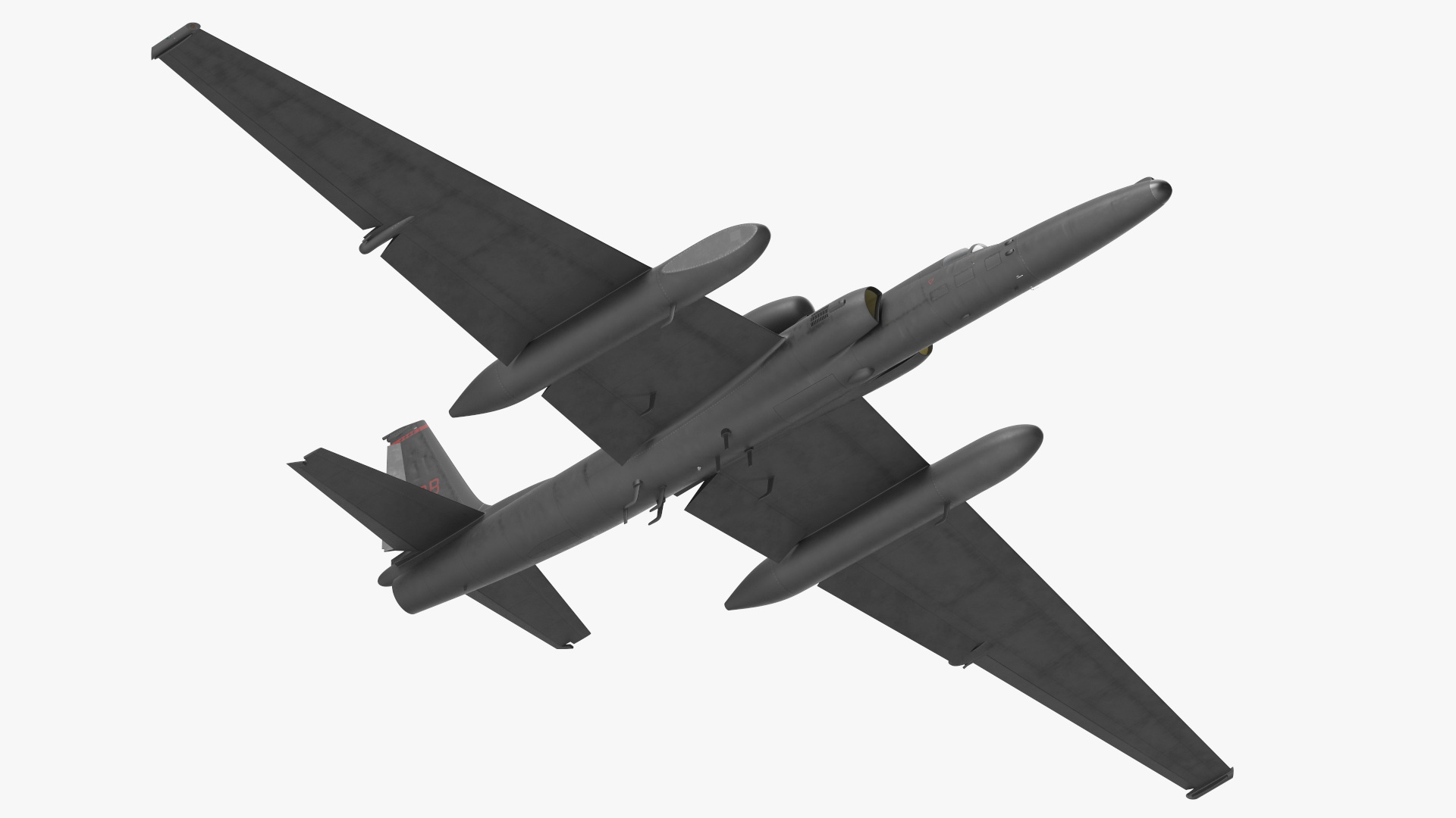 U_2 Dragon Lady Aircraft Simple Interior Rigged 3D