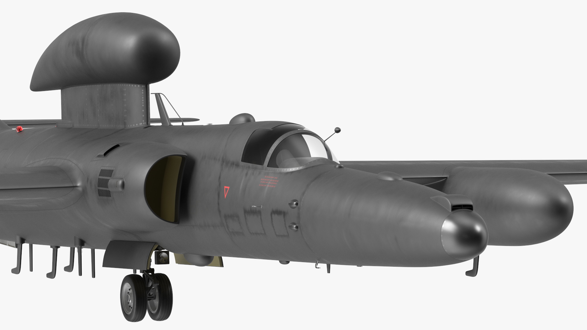 U_2 Dragon Lady Aircraft Simple Interior Rigged 3D