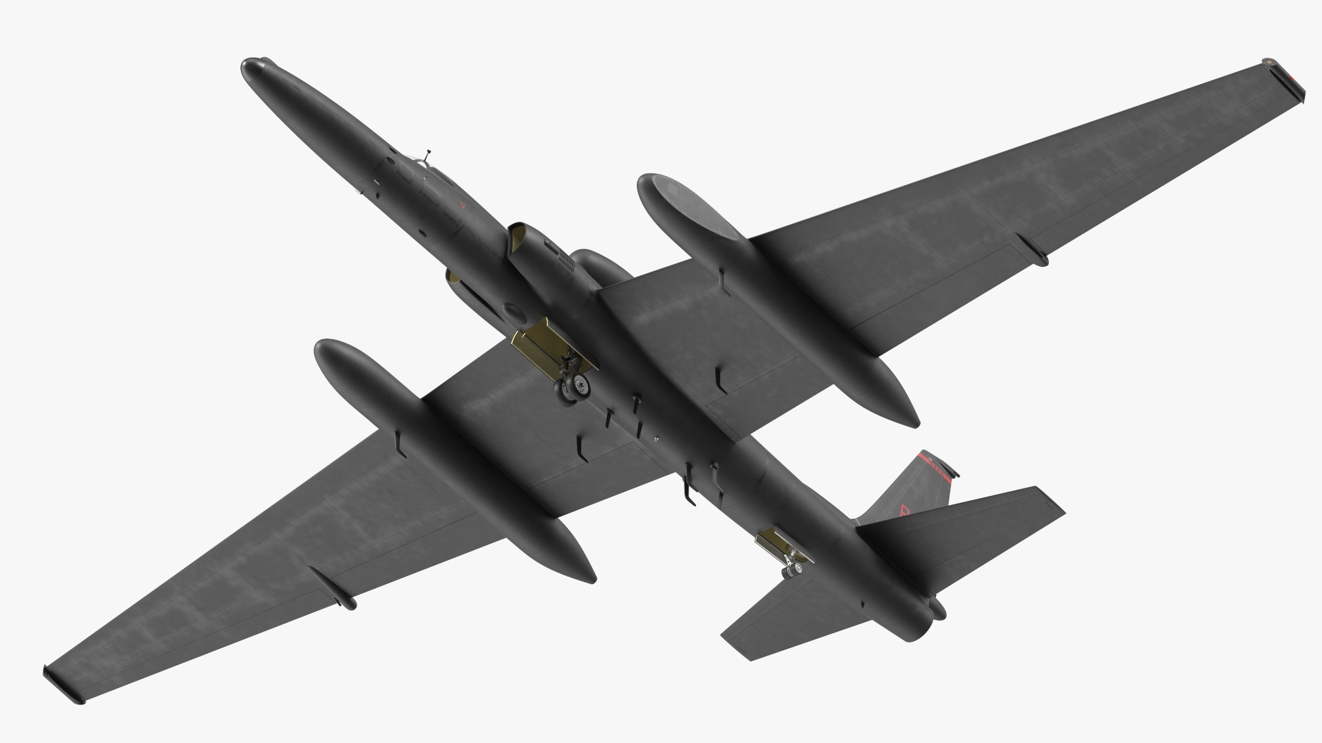 U_2 Dragon Lady Aircraft Simple Interior Rigged 3D