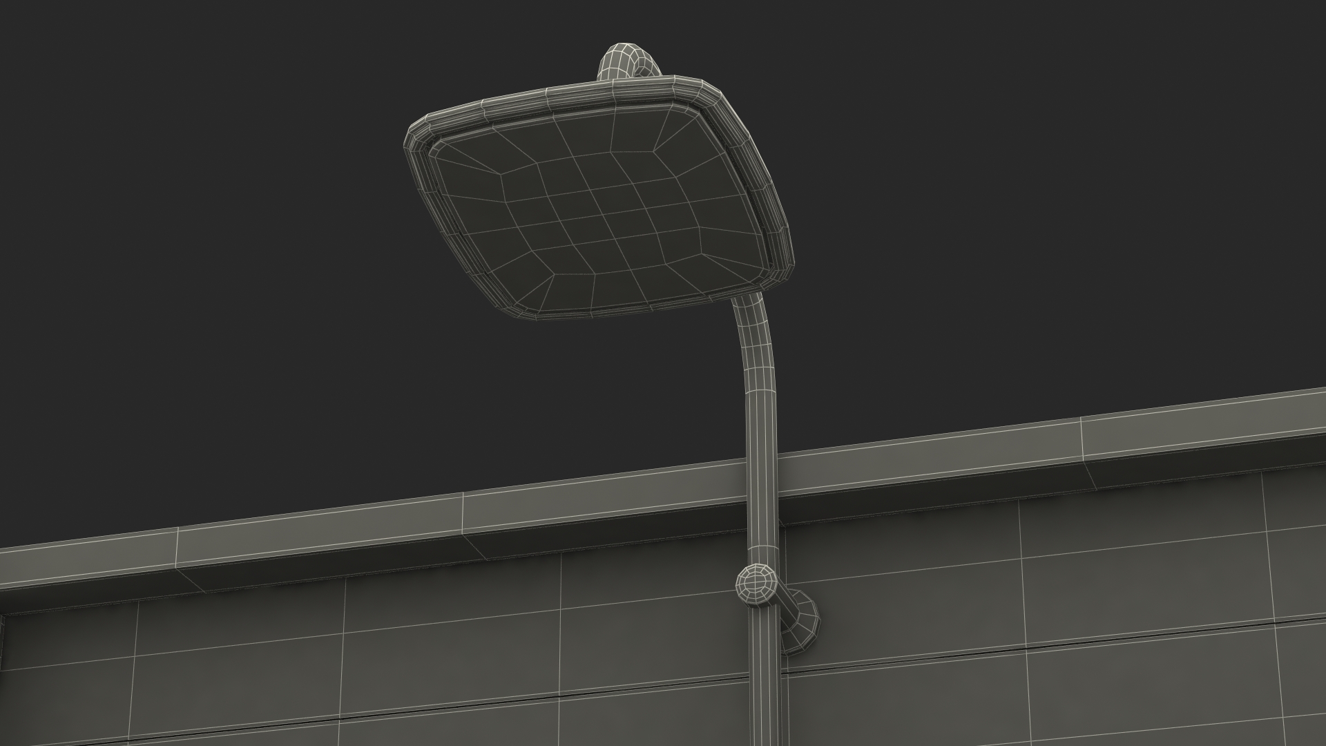 3D model Outdoor Cloudburst Shower