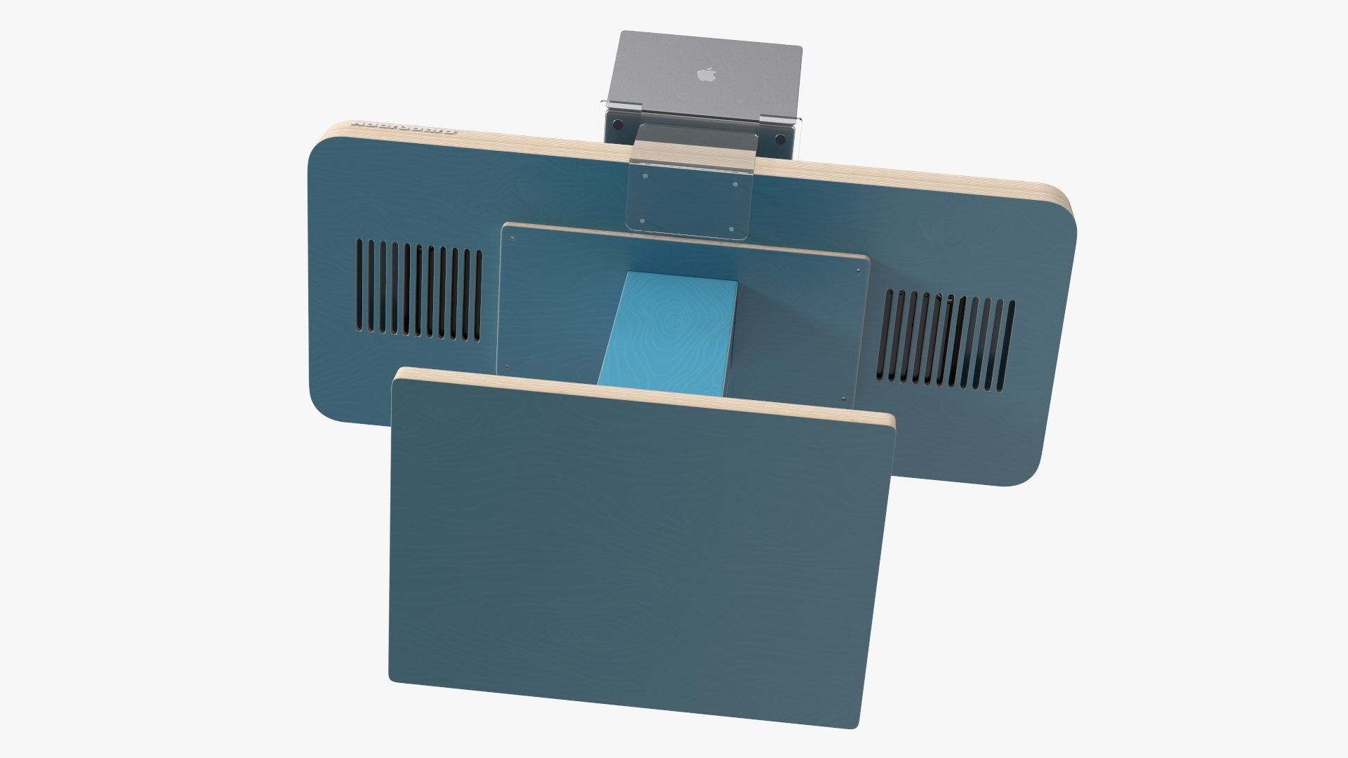 3D Blue DJ Booth model