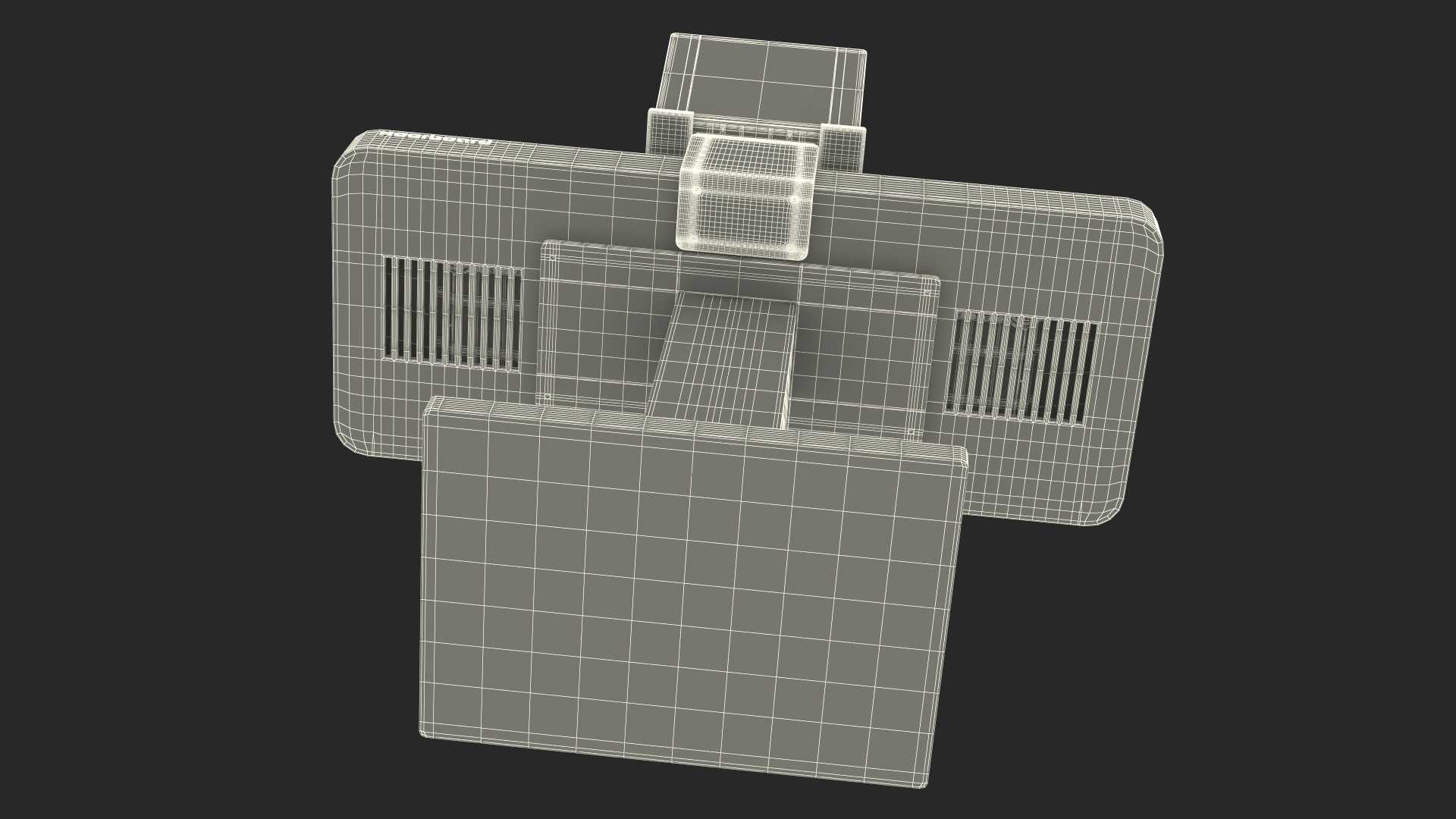3D Blue DJ Booth model