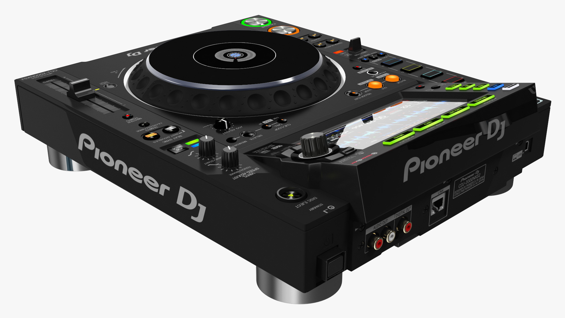 3D Blue DJ Booth model