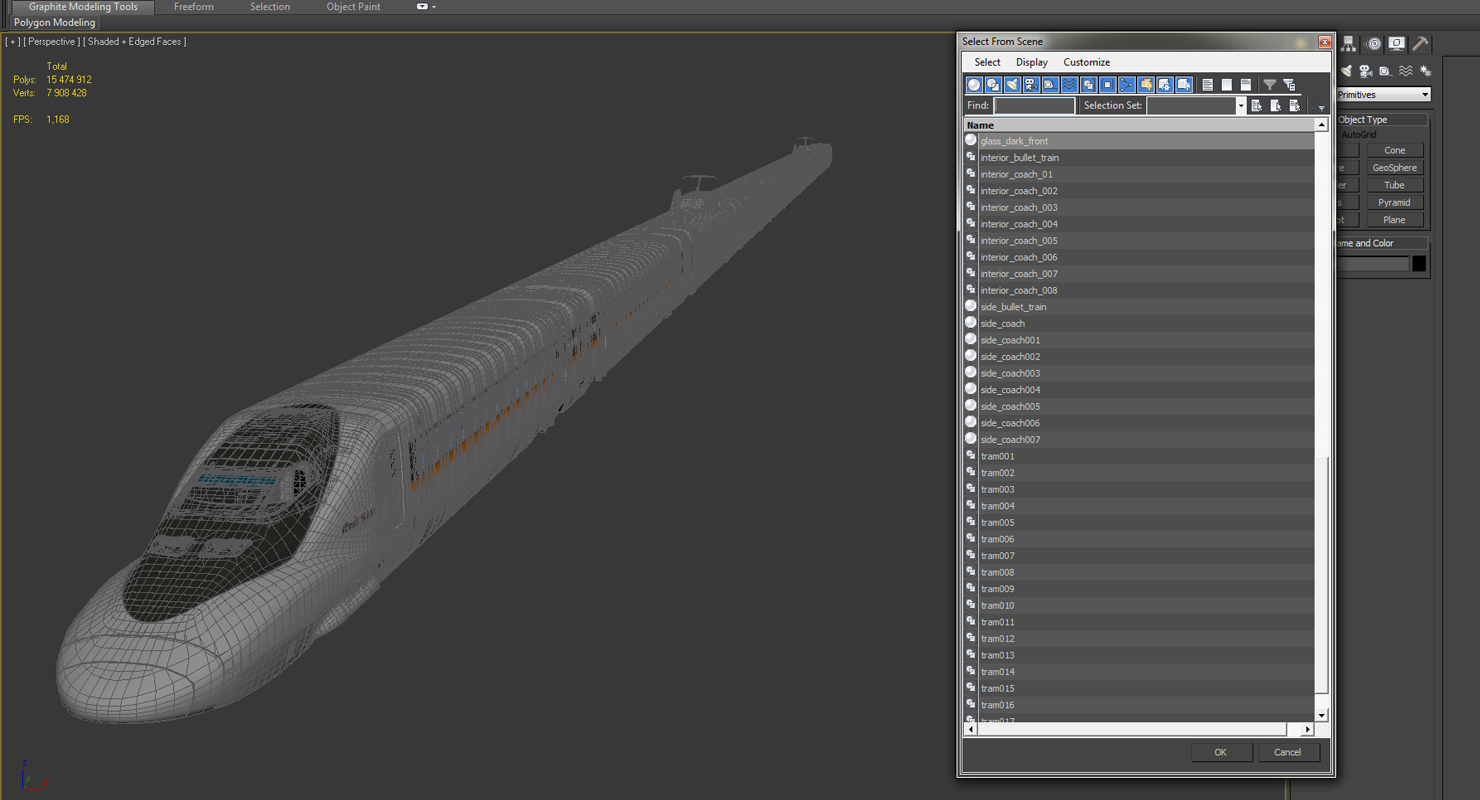 Bullet Train Rail Star 3D