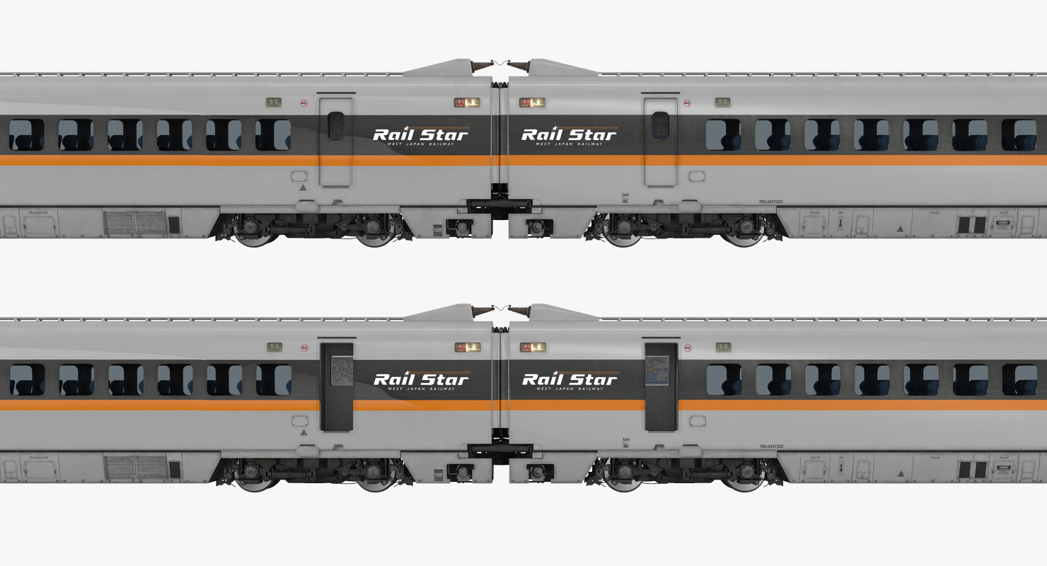 Bullet Train Rail Star 3D