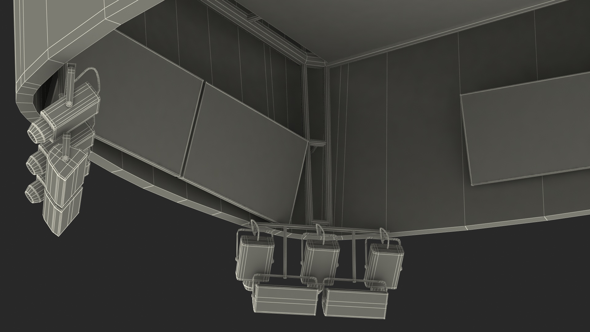 3D model Arena LED Scoreboard