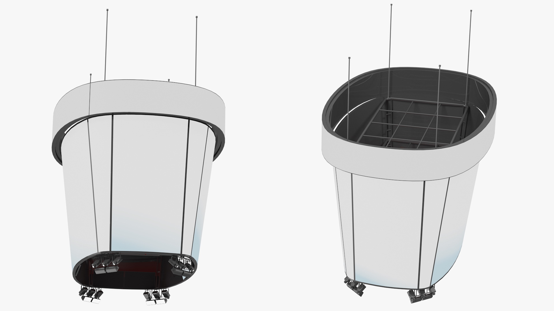 3D model Arena LED Scoreboard