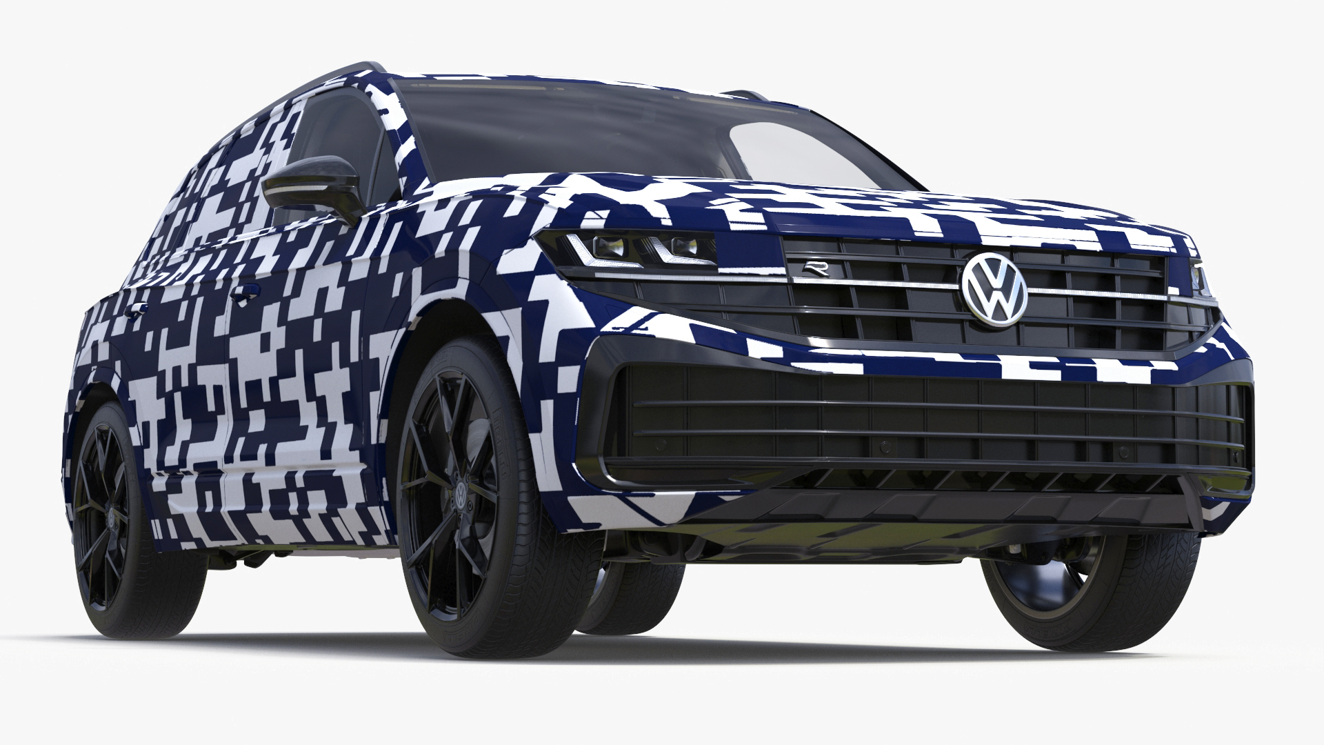 3D Volkswagen Touareg 2024 QR