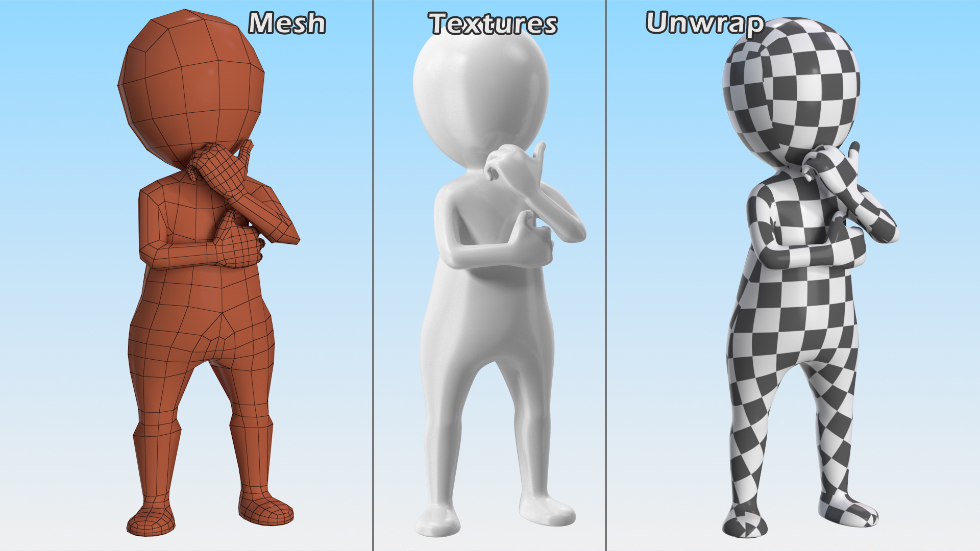 Thinking Stickman 3D