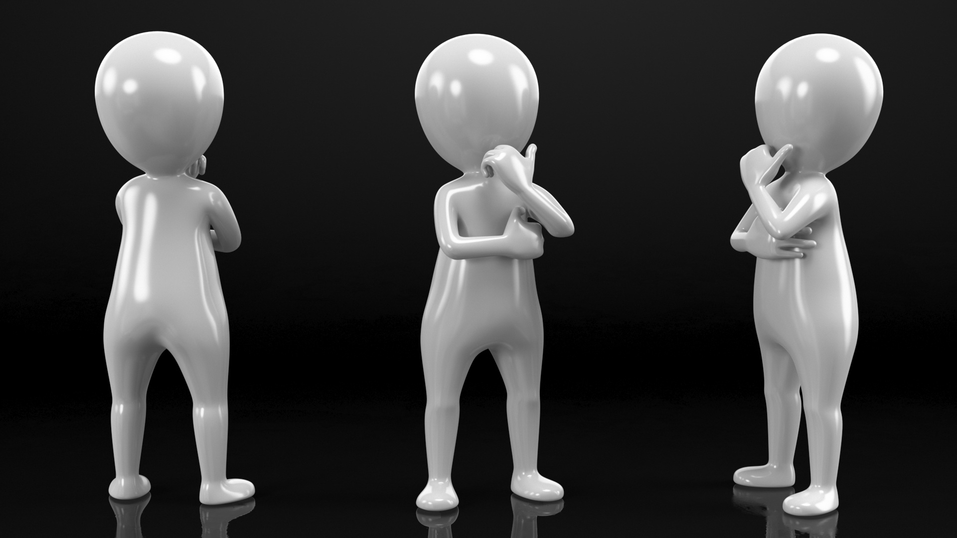 Thinking Stickman 3D