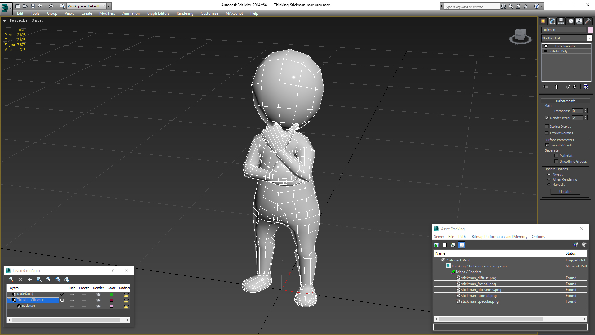 Thinking Stickman 3D