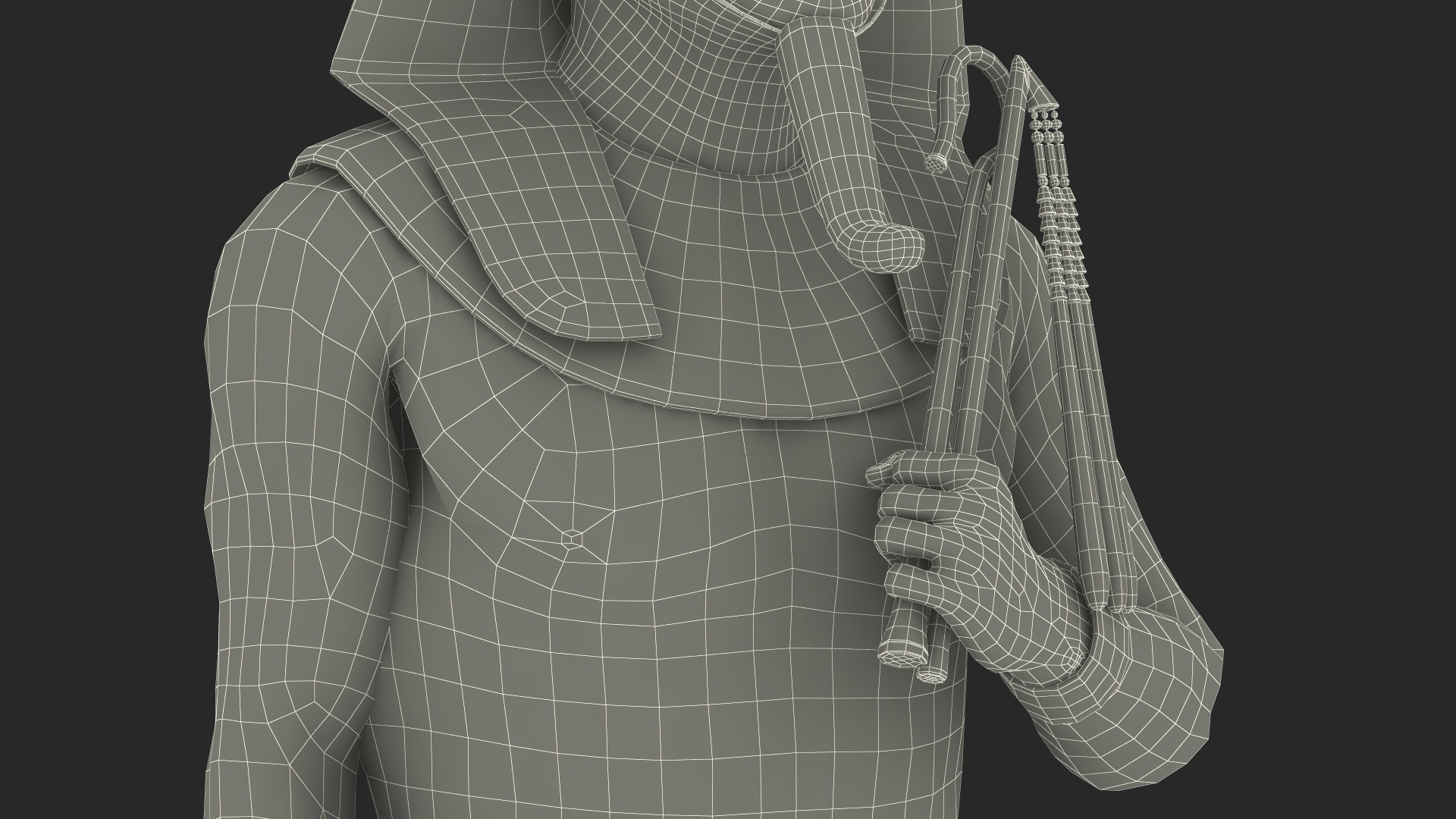 Egypt Pharaoh Standing 3D