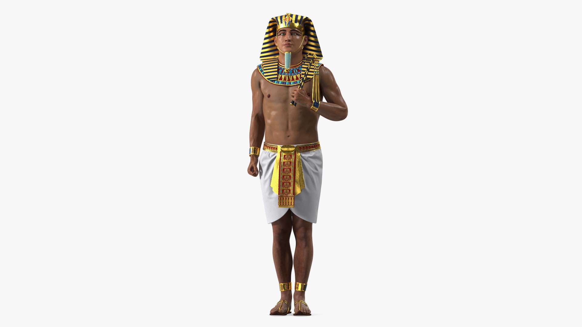 Egypt Pharaoh Standing 3D