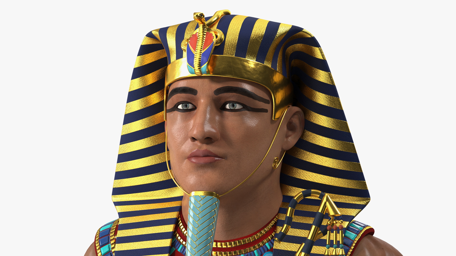 Egypt Pharaoh Standing 3D
