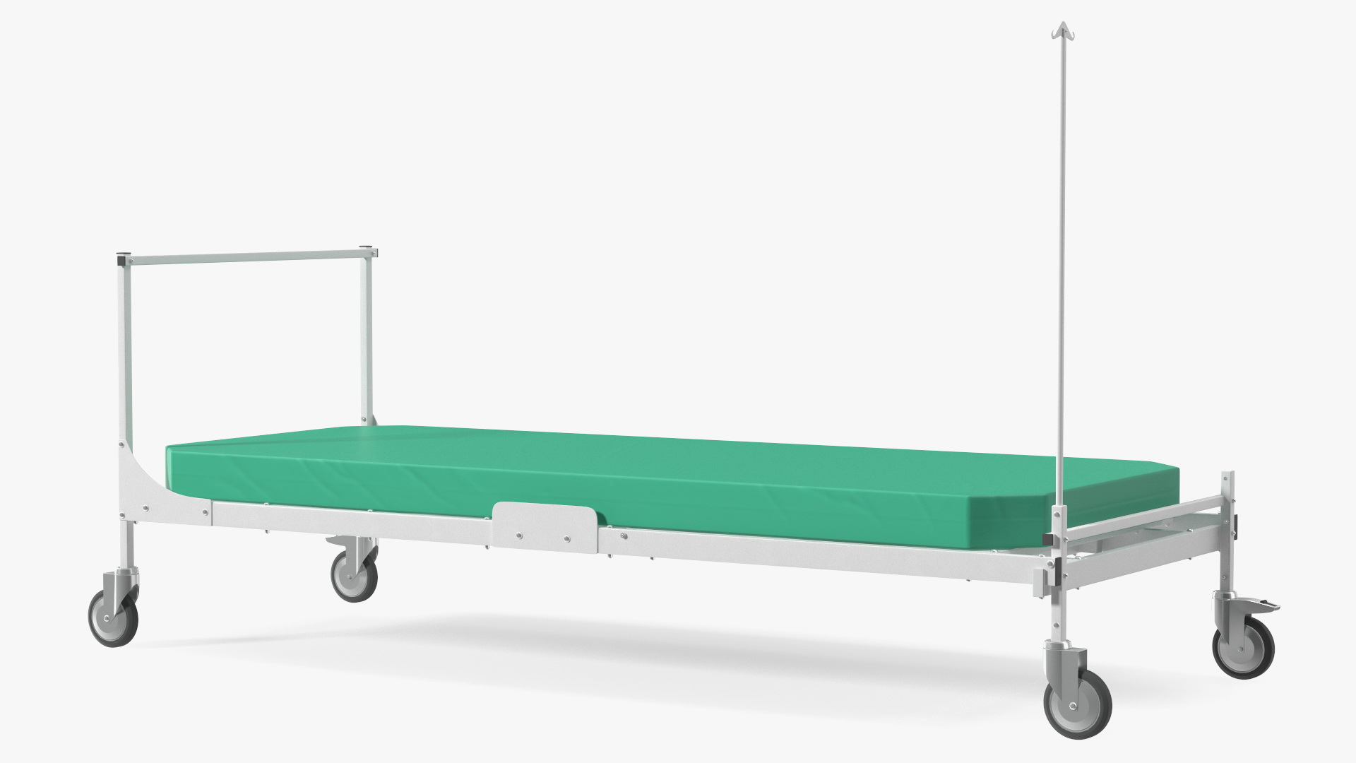 3D Hospital Bed with Mattress Flat