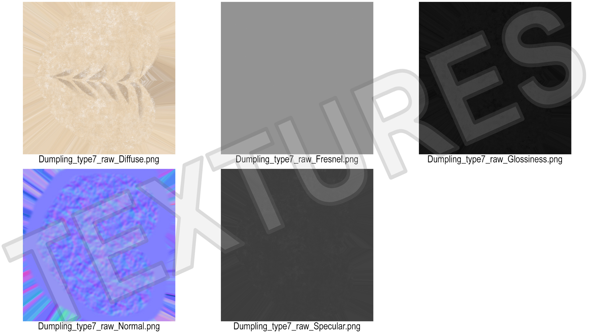 Leaf Shaped Dumpling Raw 3D model