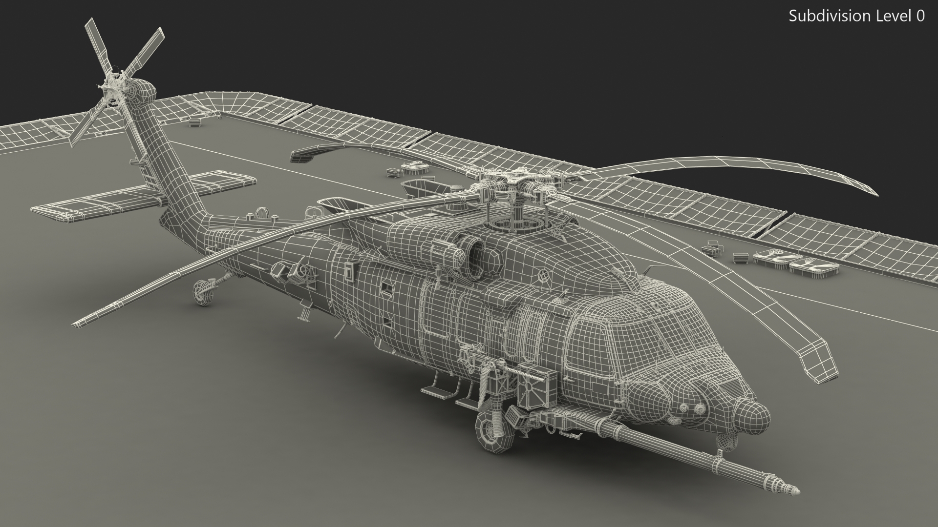 3D USS Independence LCS With Helicopter