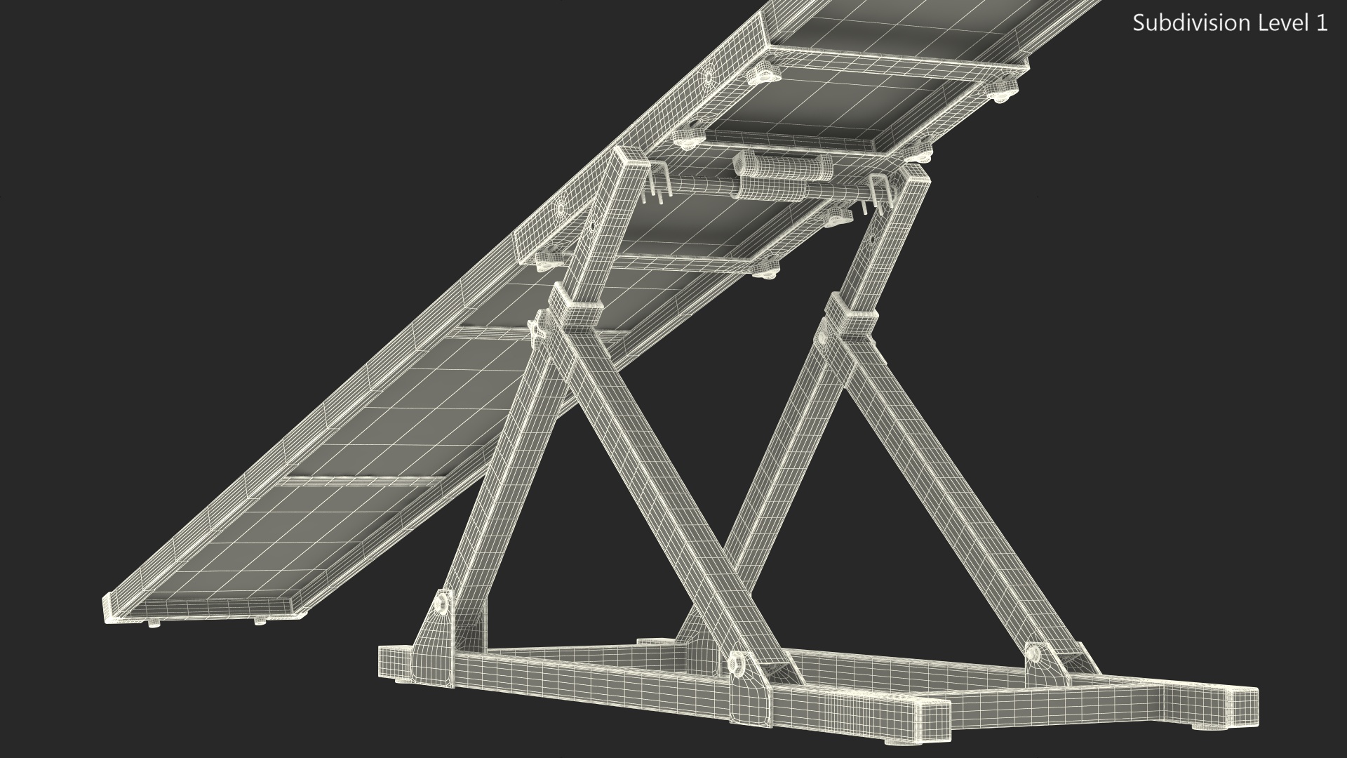 3D Dog Agility Seesaw model
