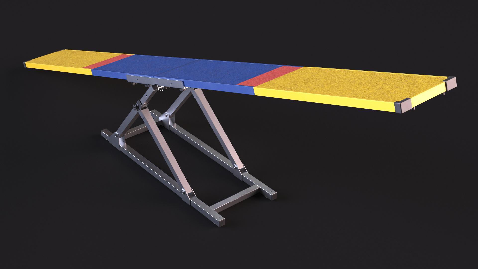 3D Dog Agility Seesaw model