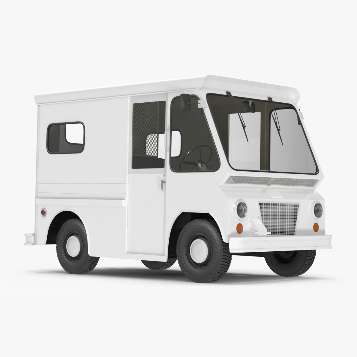 Retro Van White, view 7
