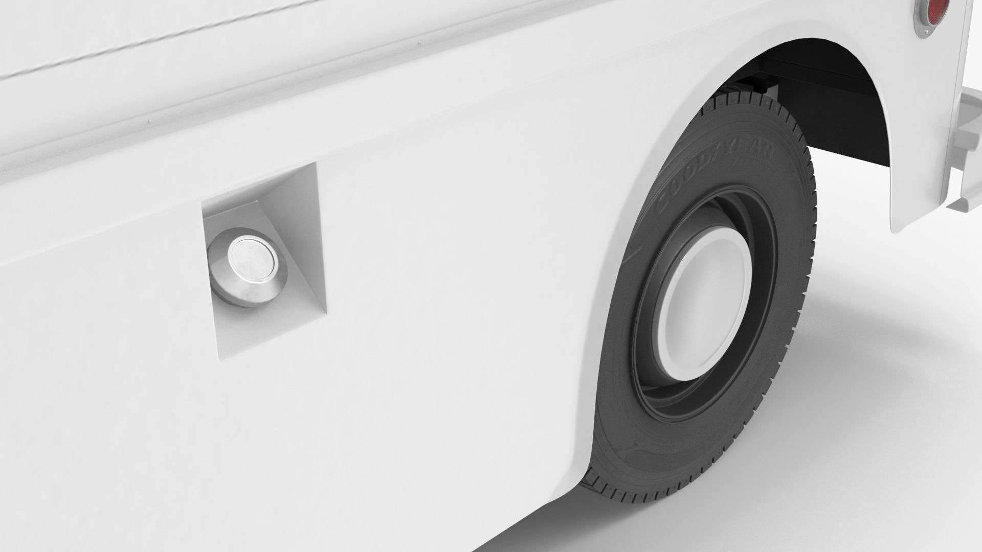 3D model Retro Van White
