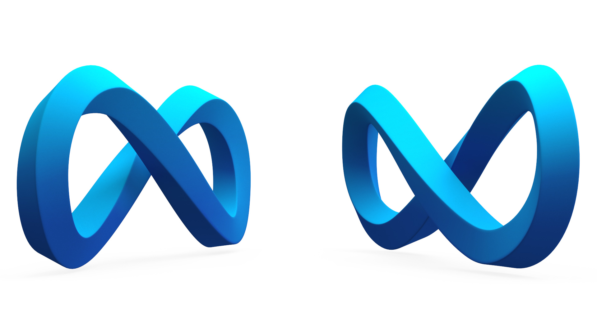 3D Eternity Loop Blue model