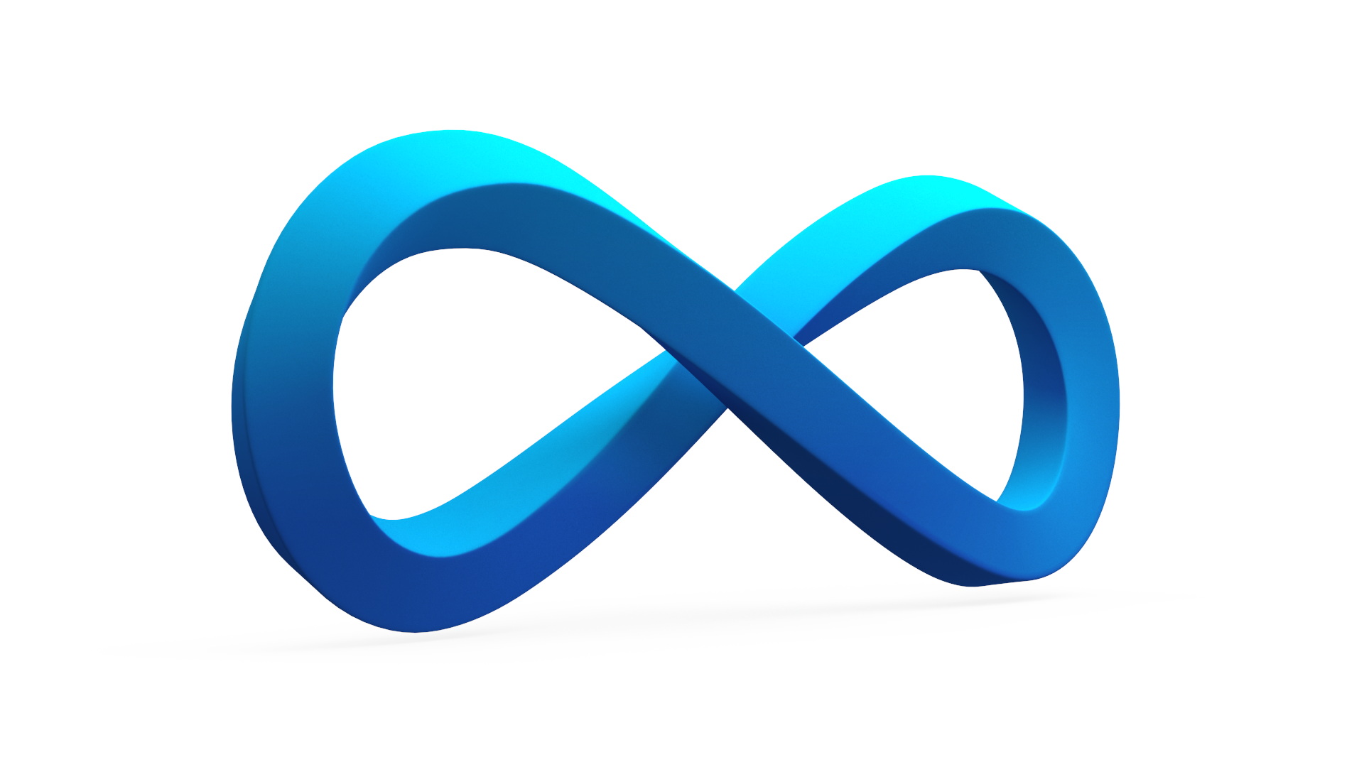 3D Eternity Loop Blue model