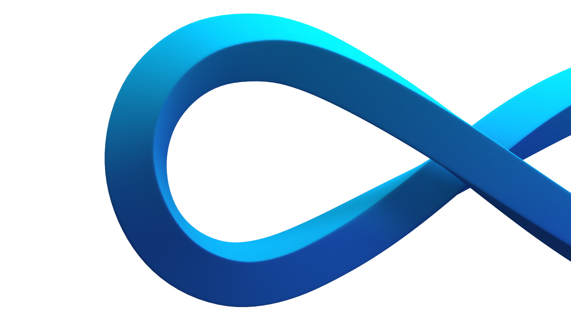 3D Eternity Loop Blue model