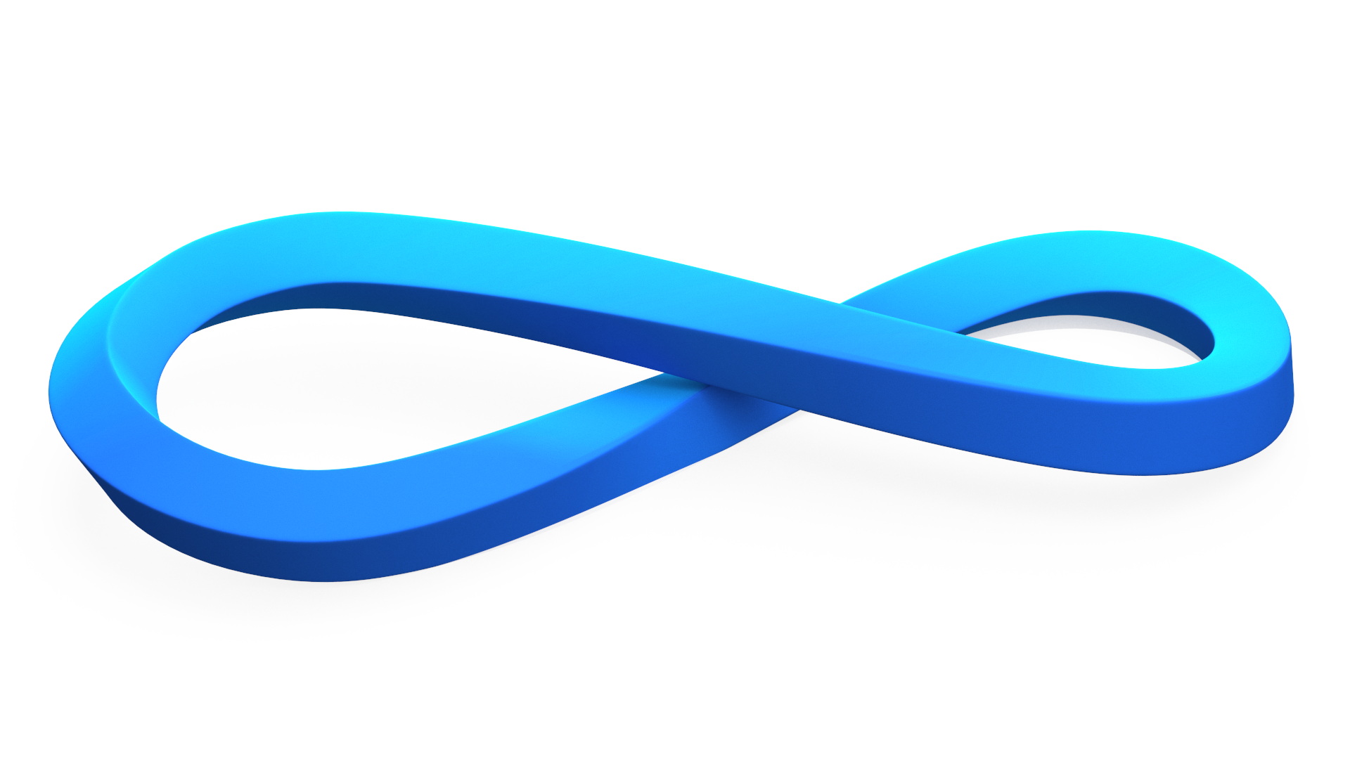 3D Eternity Loop Blue model