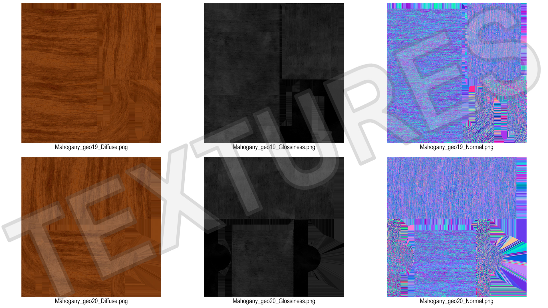 Set Molding Mahogany Part 3 3D