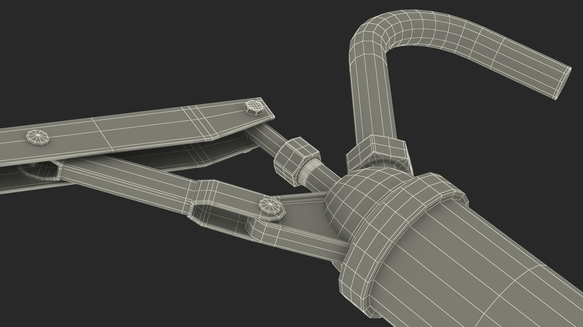 Lever Barrel Drum Hand Pump 3D