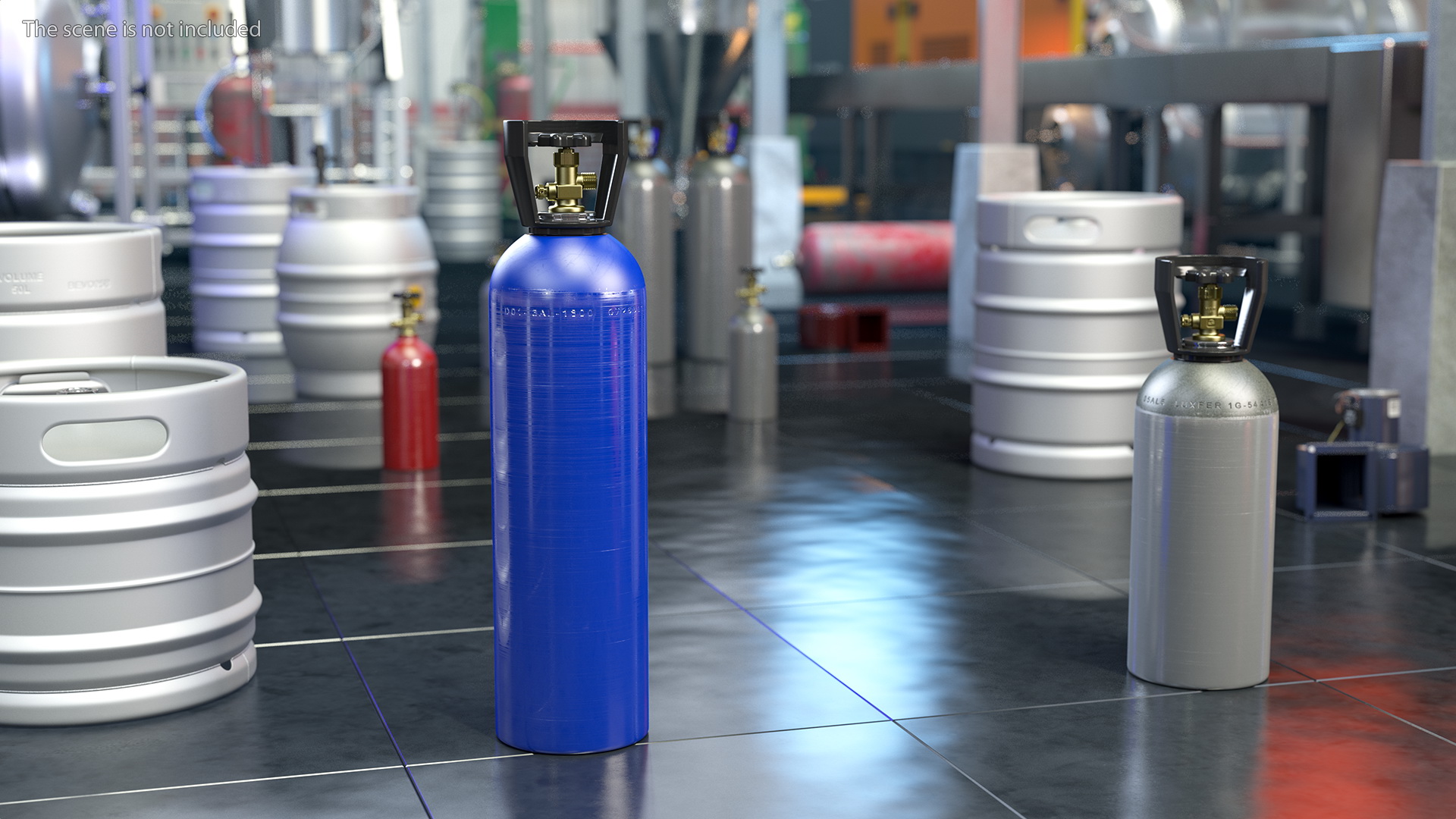CO2 Cylinder 3D