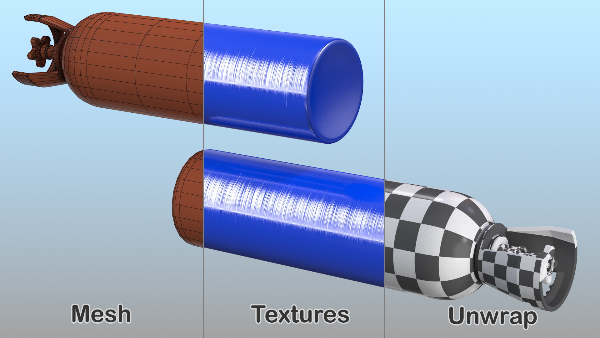 CO2 Cylinder 3D