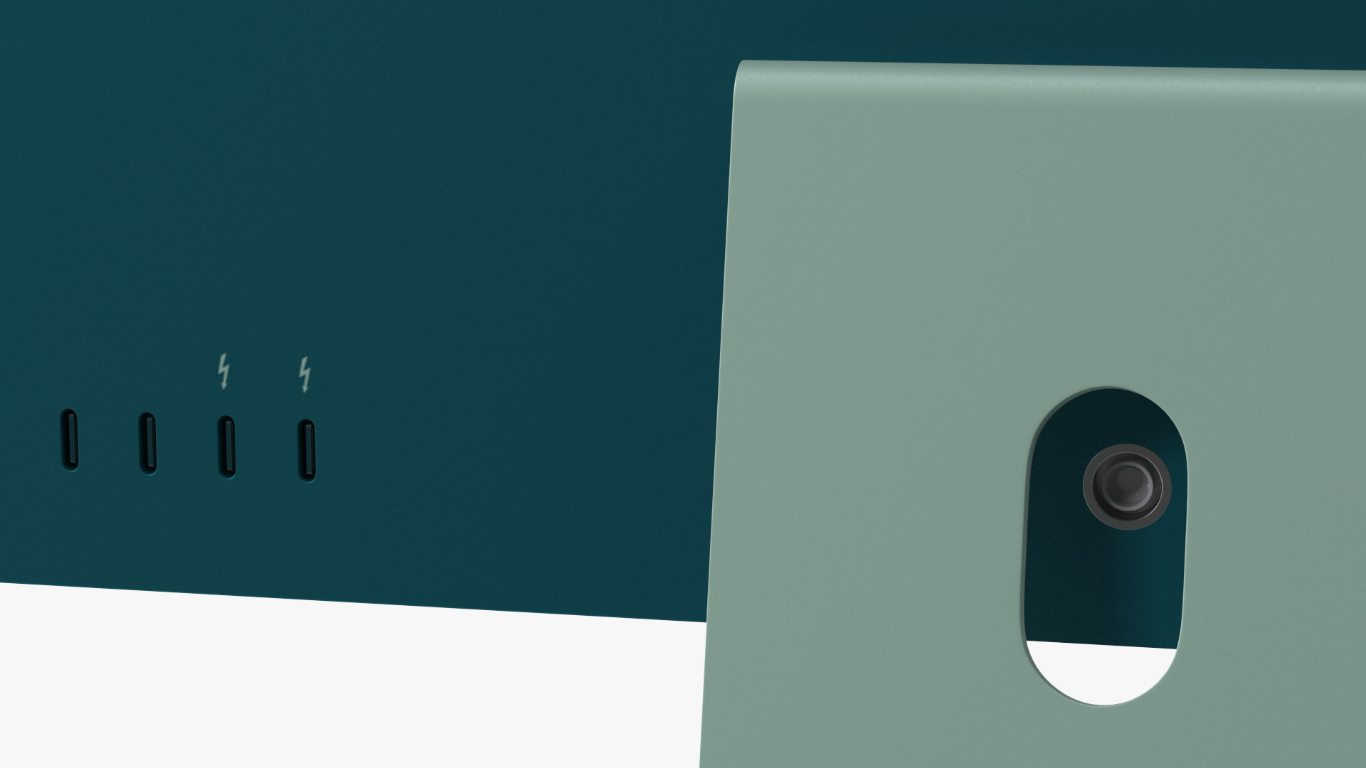 3D Apple iMac 2021 Green