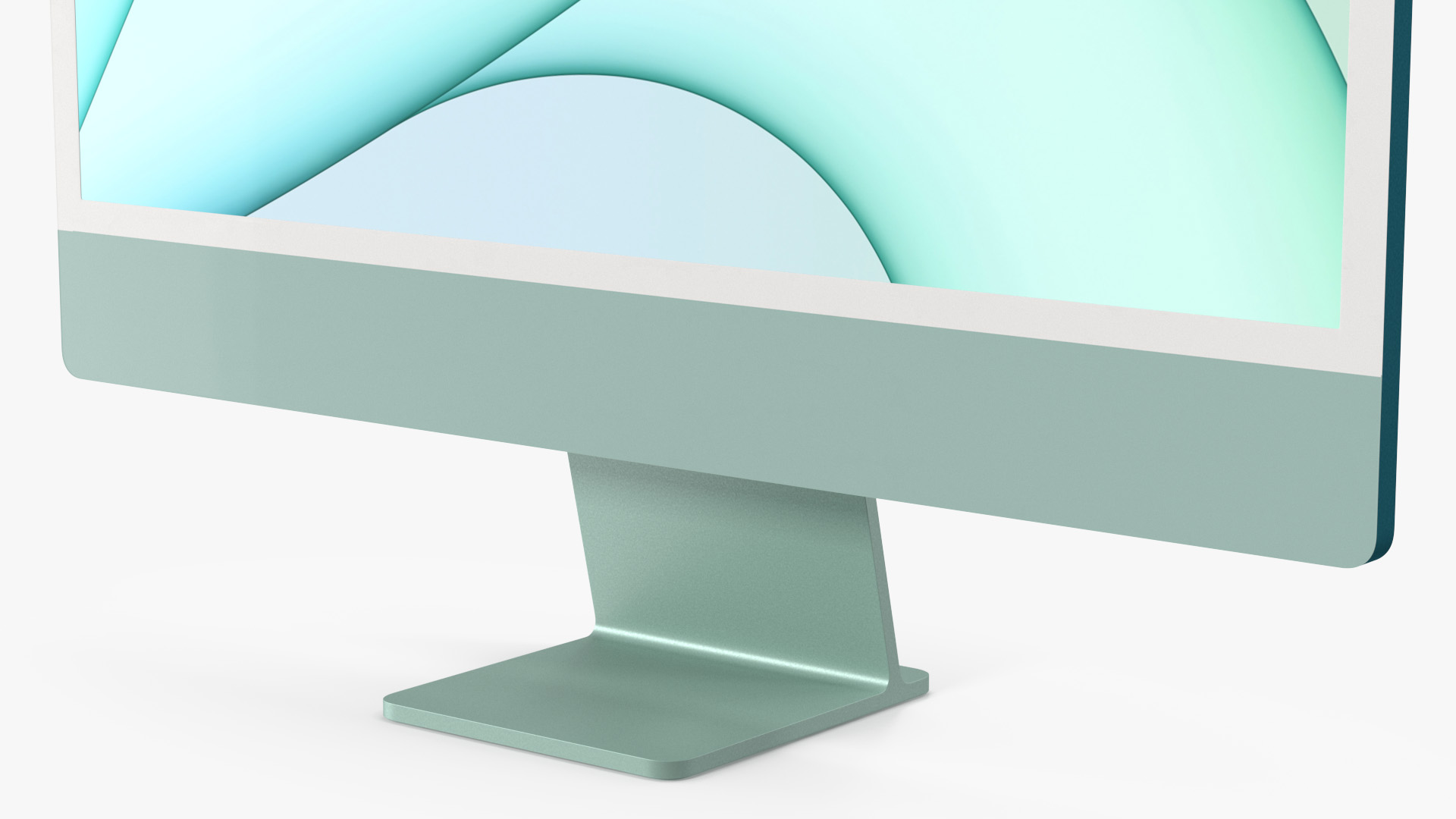 3D Apple iMac 2021 Green