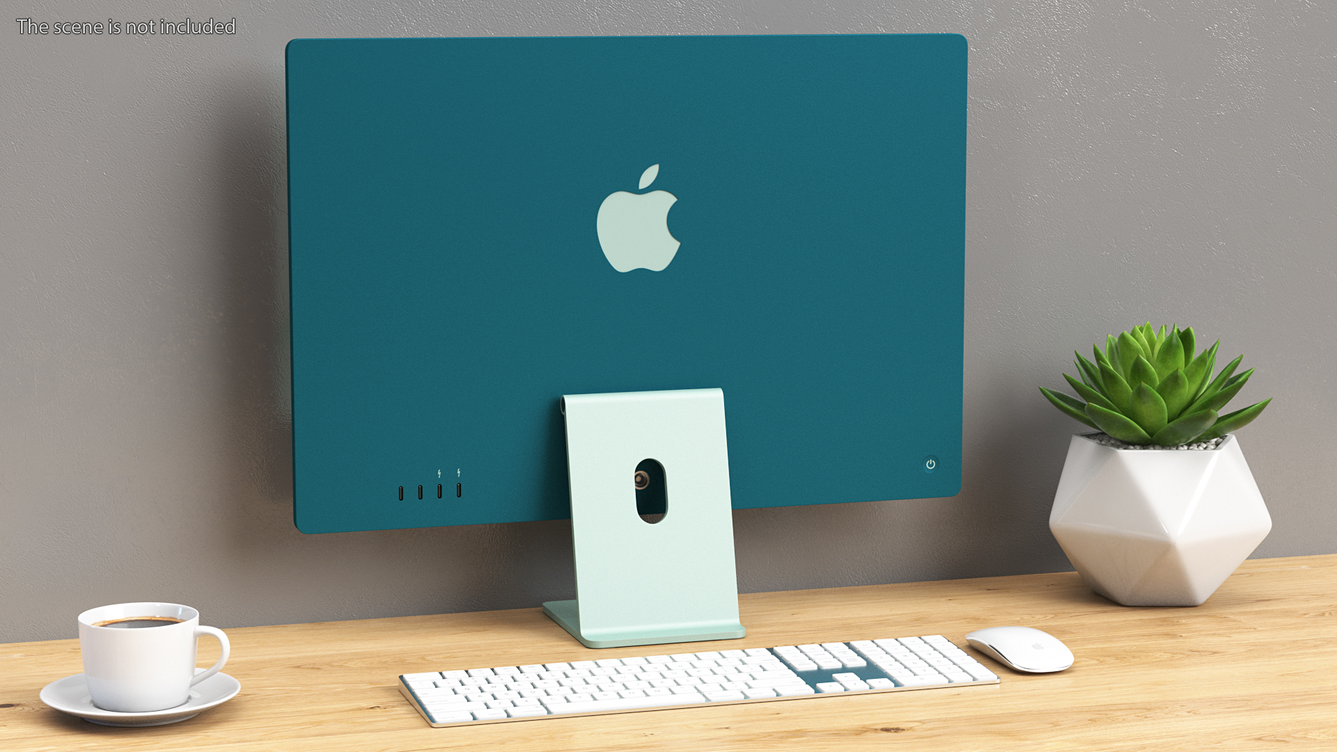 3D Apple iMac 2021 Green
