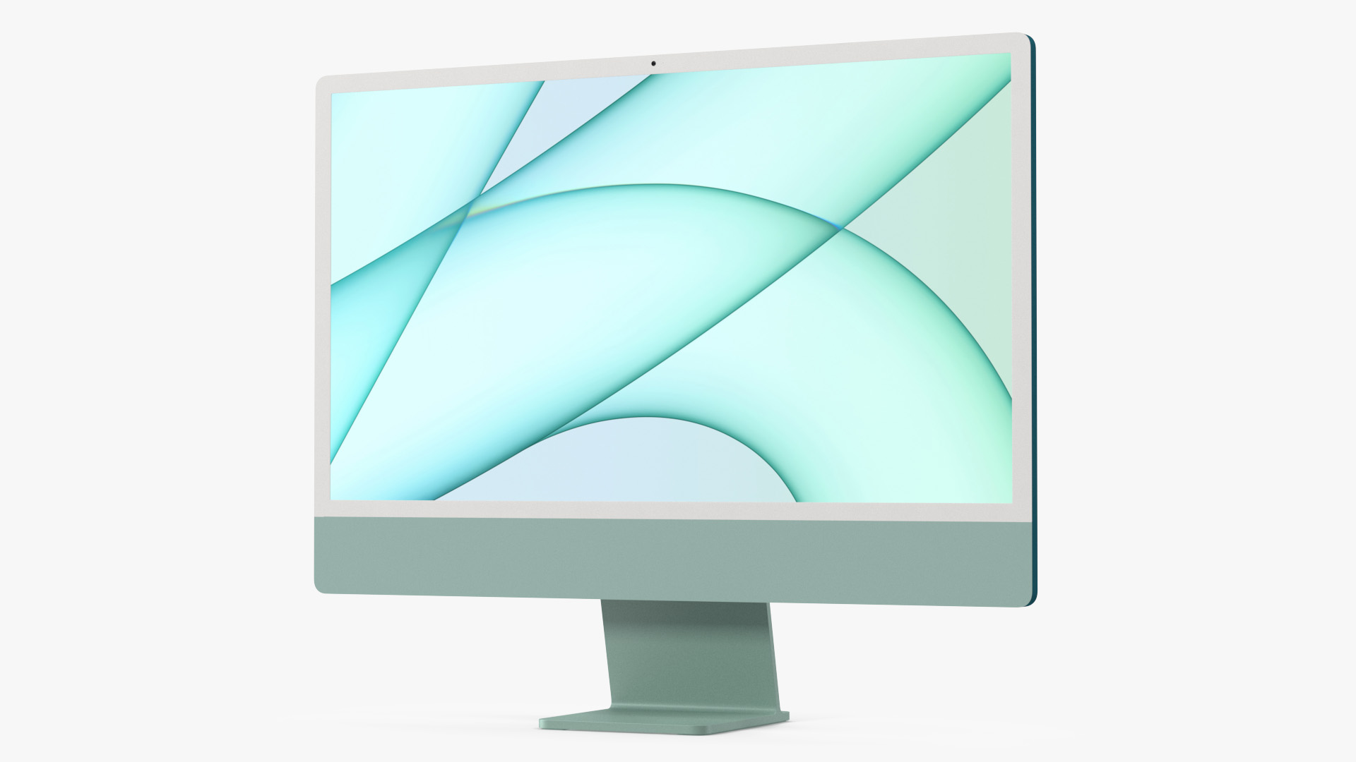 3D Apple iMac 2021 Green