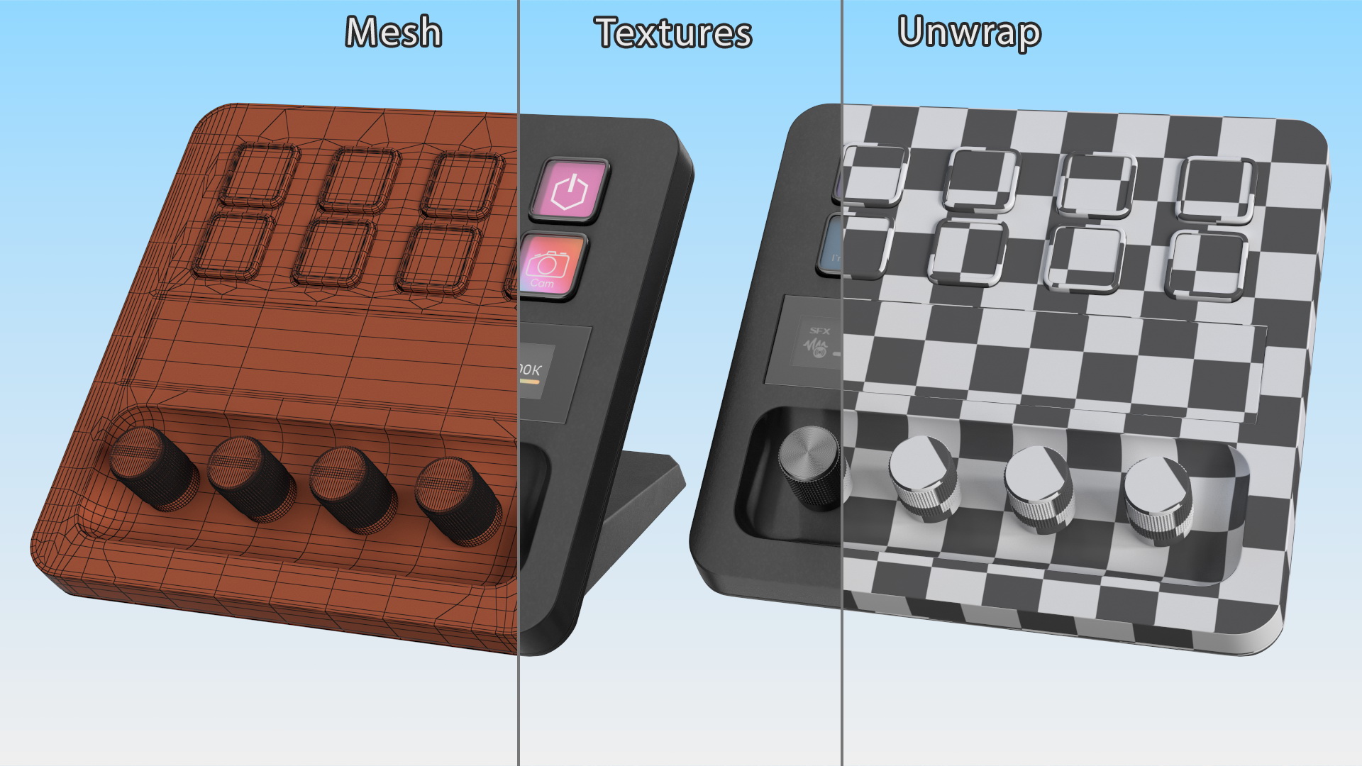 3D Elgato Stream Deck model
